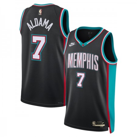 Dres Memphis Grizzlies Santi Aldama Nike 2025-26 Classic Edition Crno Swingman
